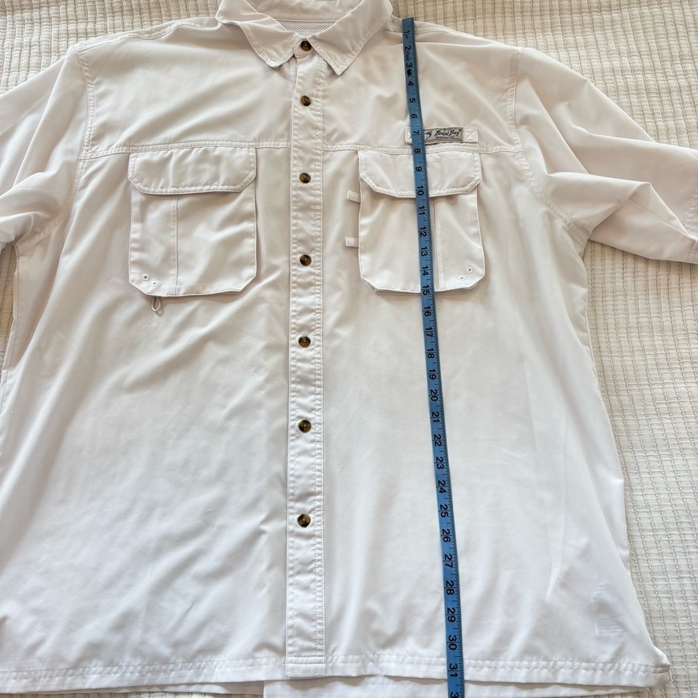 Bimini Bay Men's Fishing Boating Short Sleeve Button Down Shirt Wicking Size 2XL - Picture 12 of 12